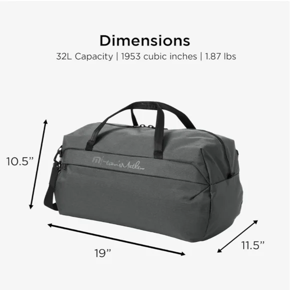 NWT Travis Mathew Lateral Duffle Bag - Picture 9 of 9